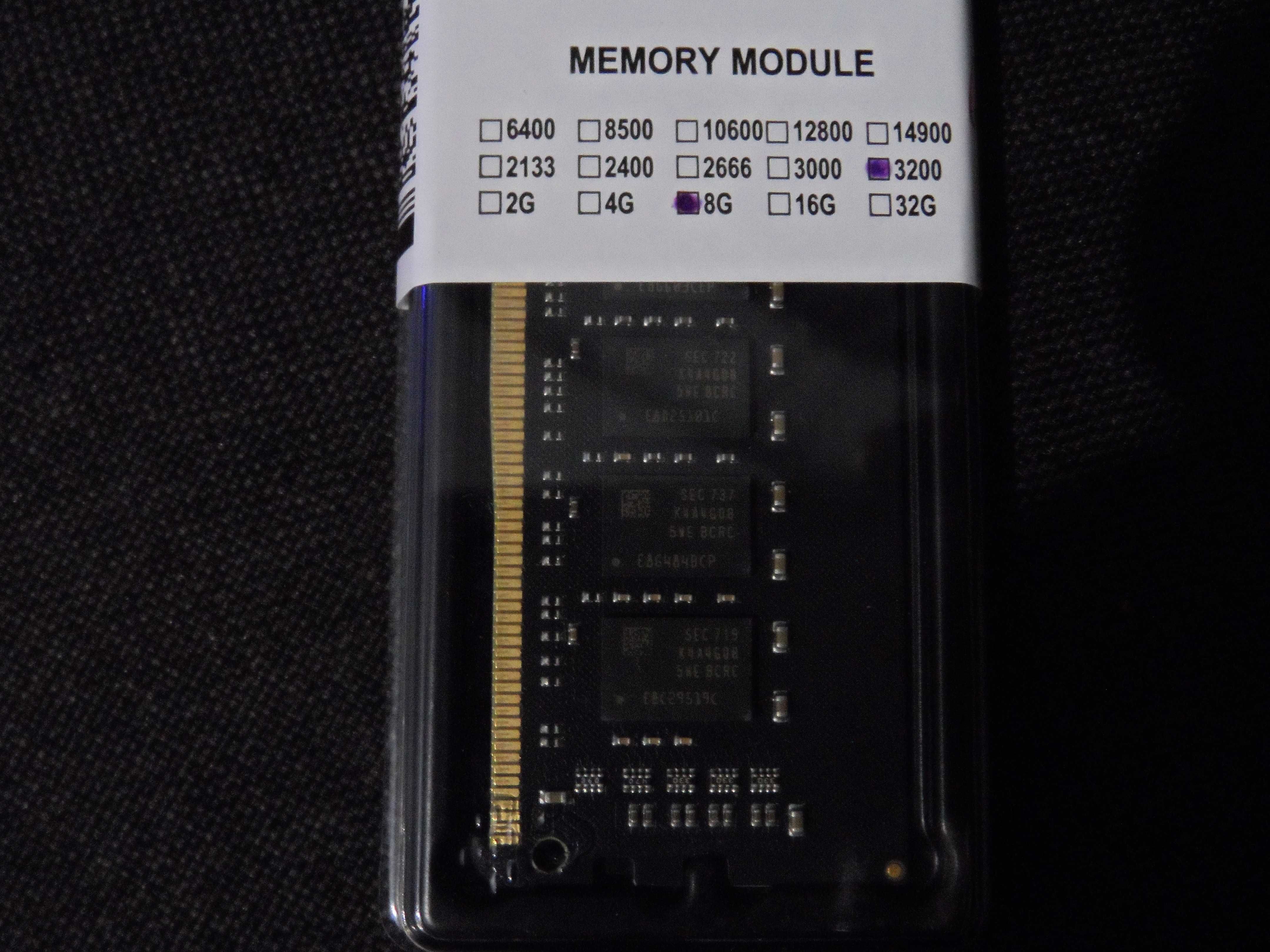 Zorq Ddr4 8Gb 3200MHz, Samsung (16), dual rank, 1.2B