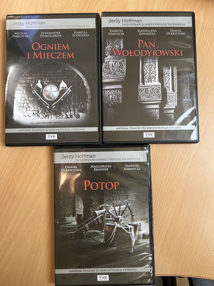 Trylogia Ogniem i Mieczem Potop Pan Wołodyjowski DVD