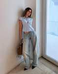 Джинси baggy balloon bershka