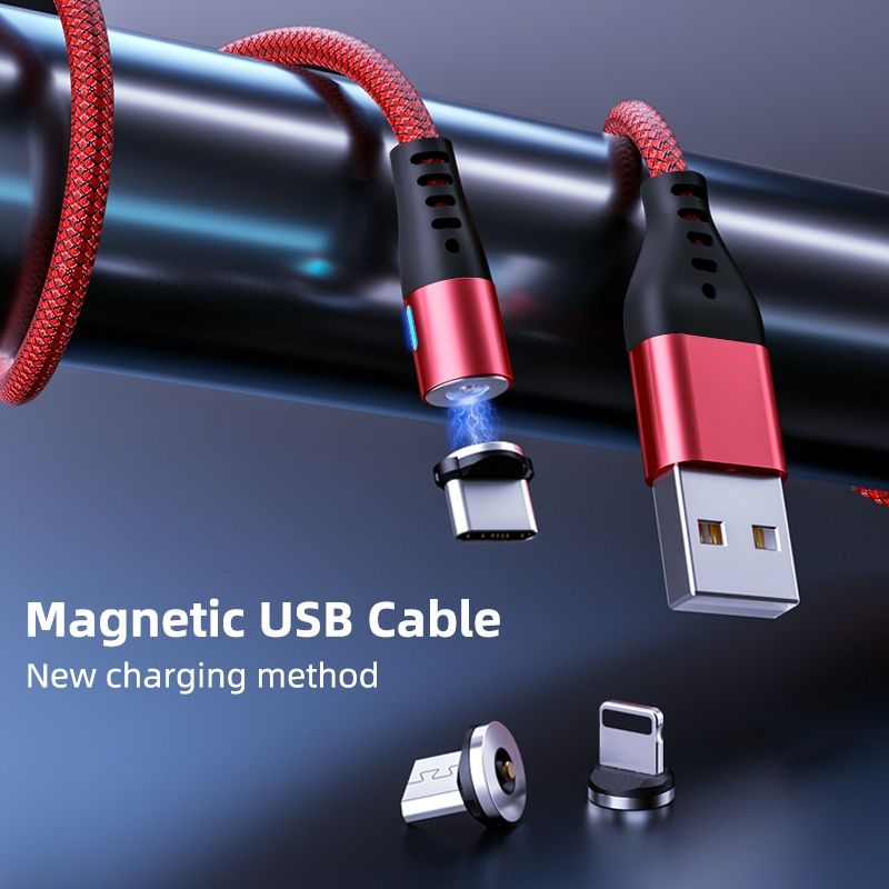 Магнитный  кабель для зарядки./Micro USB / Type C .