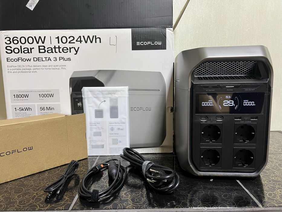 EcoFlow Delta 3 Plus — 1024Wh / 1800W