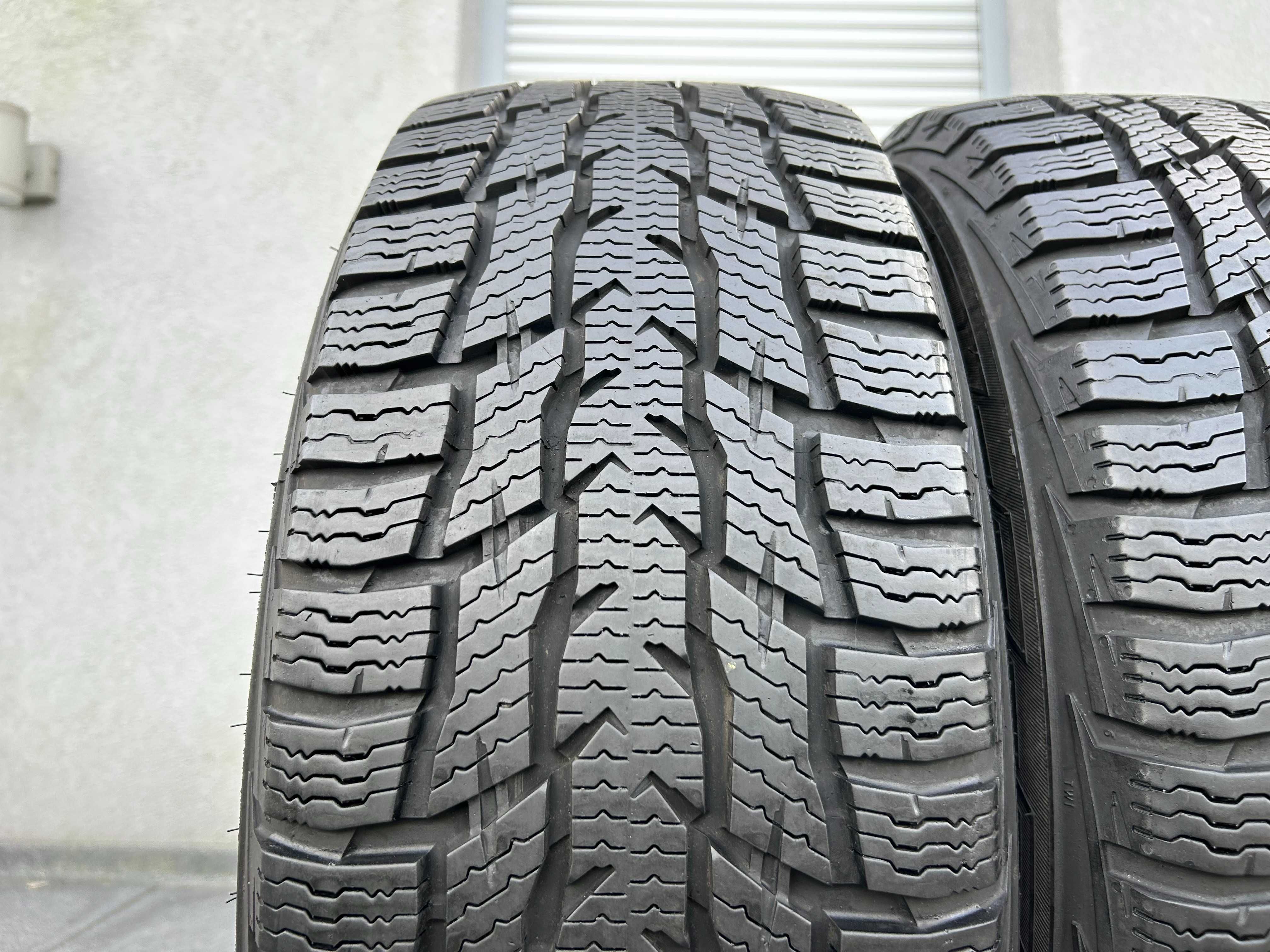 2 szt zimowe 225/55R17C Nokian 8,2mm 2019r świetny stan! fv23% Z1578