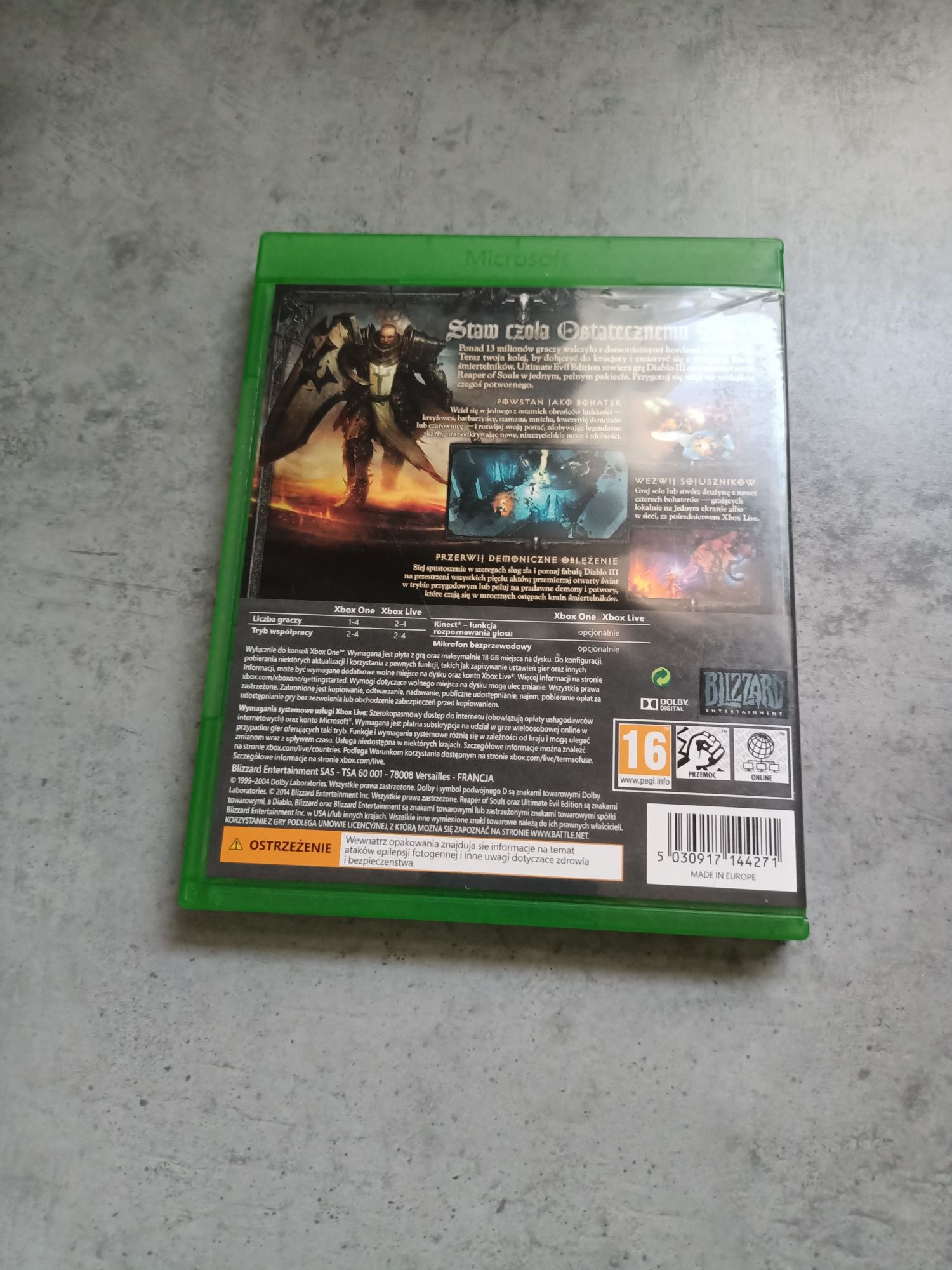 Sprzedam grę na Xbox one Diablo 3