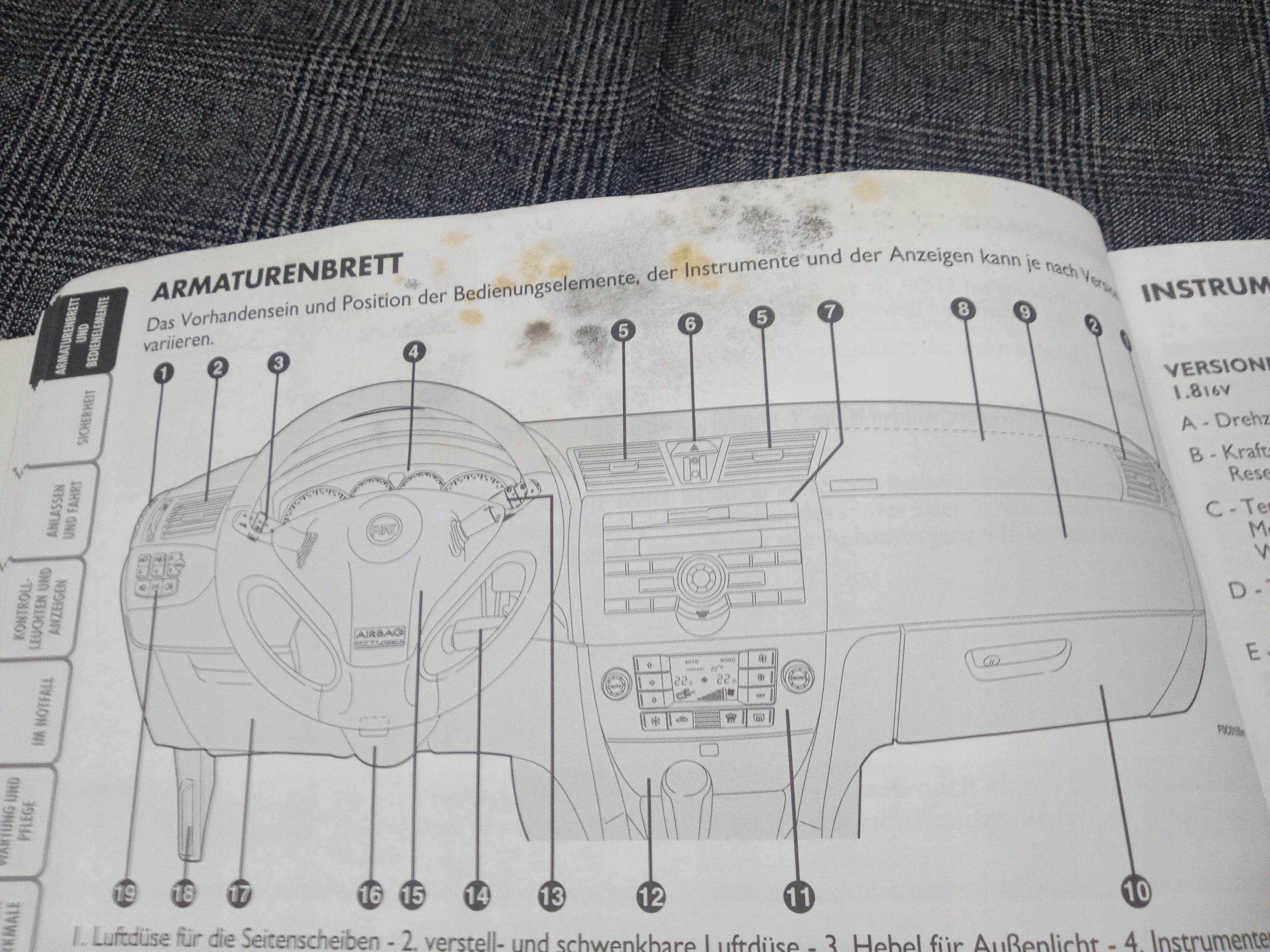 Fiat Stilo Instrukcja Obsługi Książka 2003