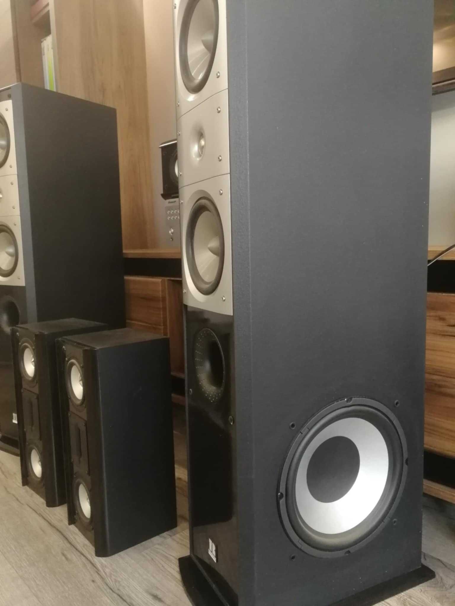 Kino domowe 5.1 + Amplituner Pioneer VSX-D514. 1400 W Subwoofer