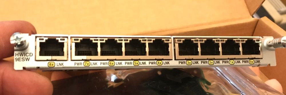 Модули Cisco HWIC-D-9ESW VWIC2-1MFT-T1/E1