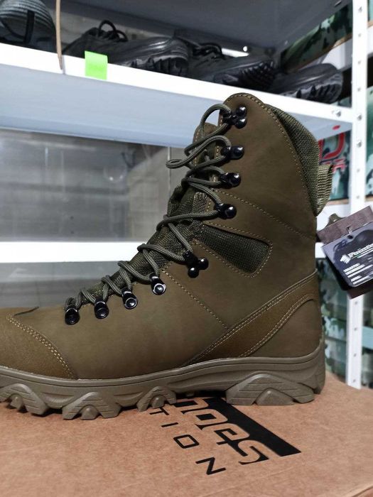 Берці зимові на міху устілка кевлар олива