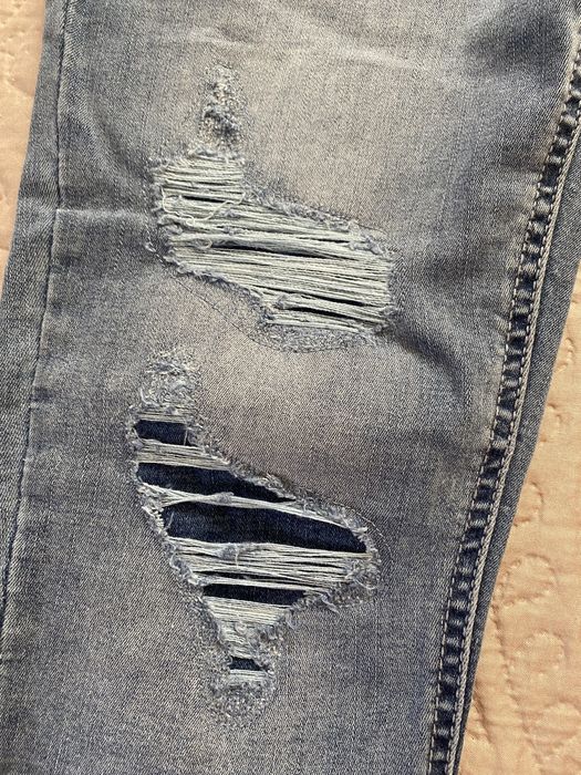 Spodnie jeans przetarcia dziury rurki US Polo ASSN rozmiar 36/38