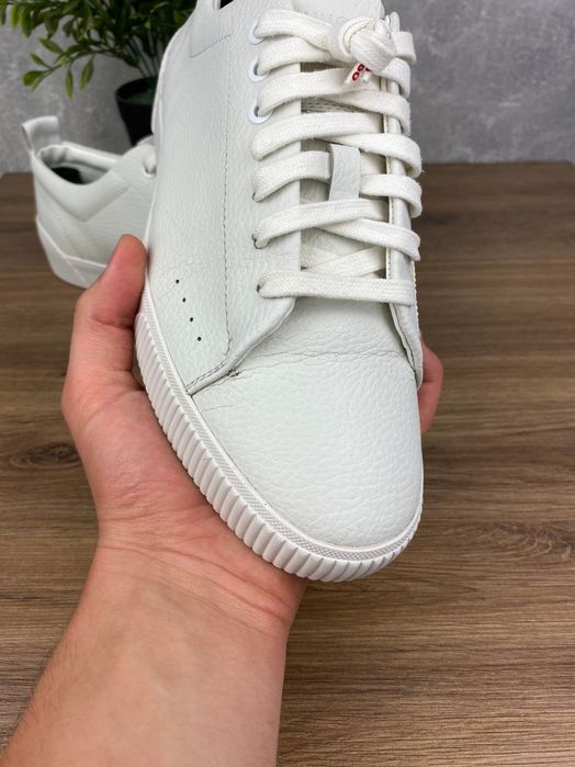 Białe sneakersy Hugo Zero r. 42 – skórzane buty premium
