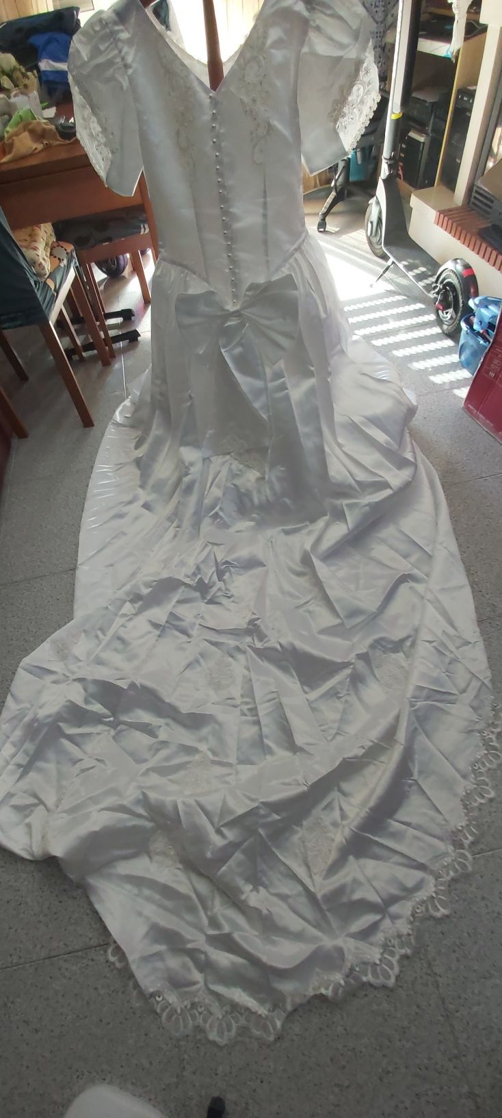 Vestido de noiva ,com todos os acessórios, T 40