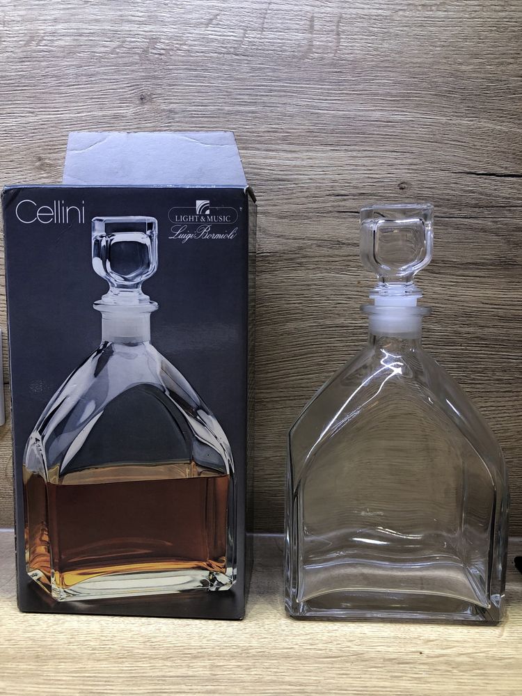 Cellini włoska karafka do whisky Luigi Bormioli - made in Italy