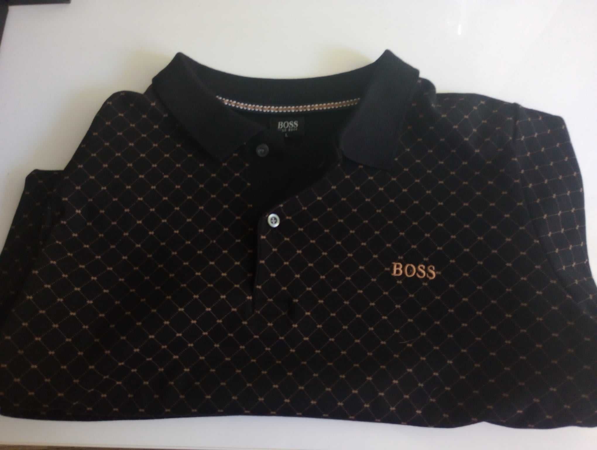 Nowa Bluzka Polówka napis Hugo Boss