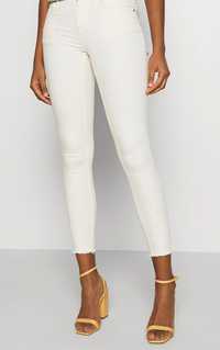 Spodnie jeansowe damskie skinny ecru Only BLUSH XL