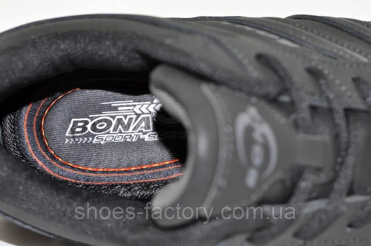 Кросівки Бона чоловічі Bona чорні код 940D1