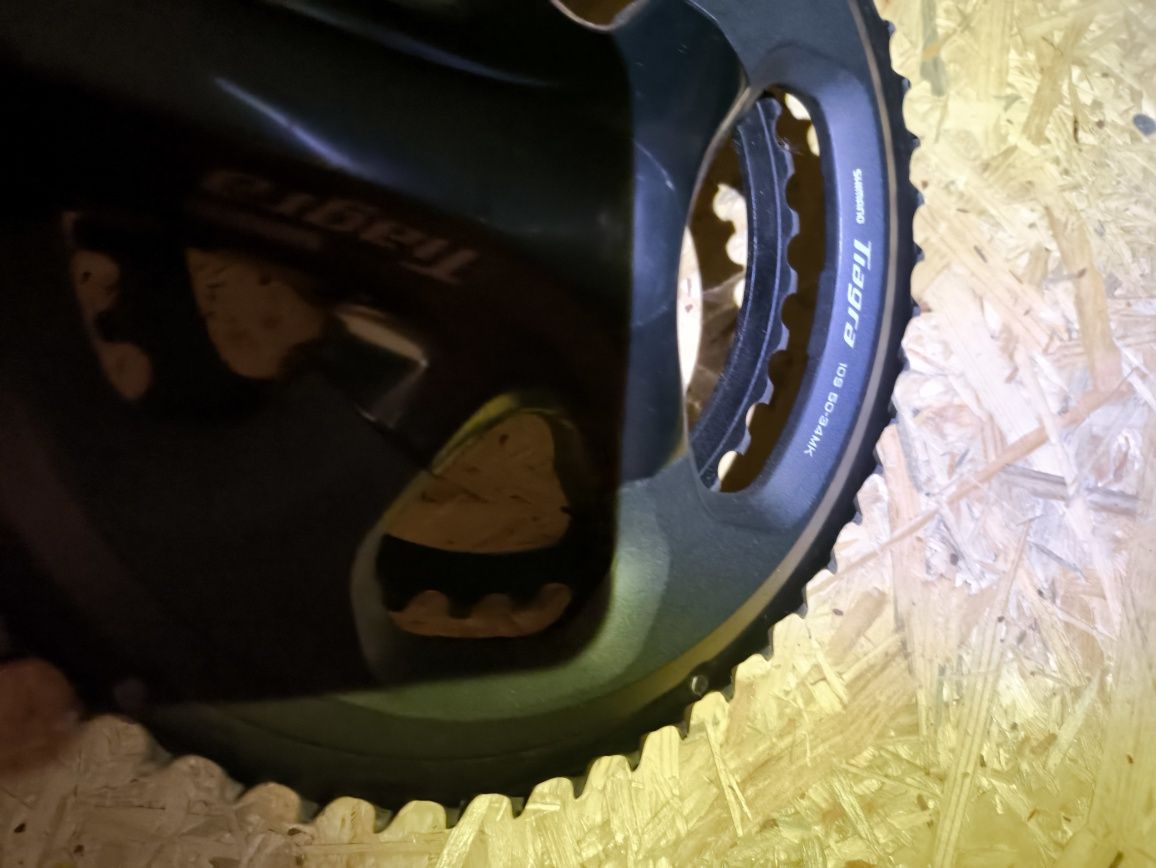 Mechanizm korbowy Shimano Tiagra + pedały Shimano SPD