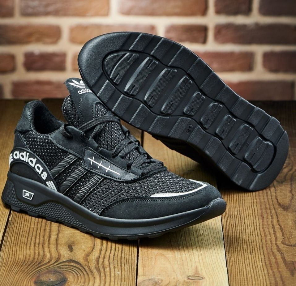 Летние кроссовки Adidas 40-45 black