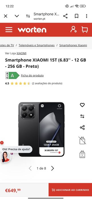 Xiaomi 15T novo c/fatura