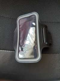 Capa em silicone para Samsung A40 e bolsa para transportar o telemóvel