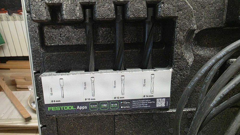 Domino Festool XL DF 700 EQ + 3 frezy + 470 kołków festool oryginale