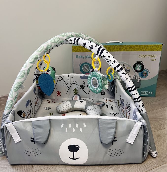 Розвиваючий килимок з бортиками Ricokids Rabbit 7350