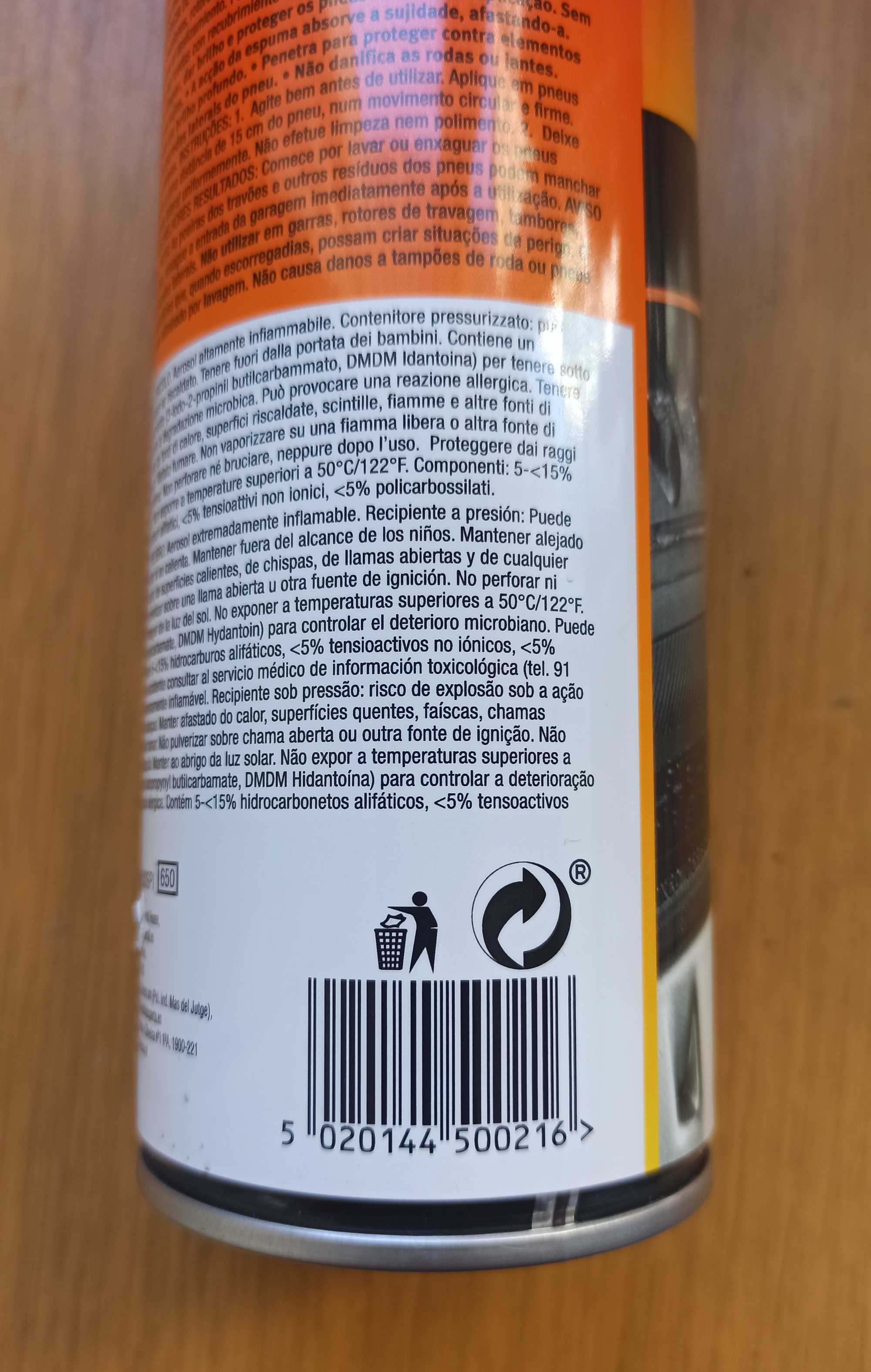 Pianka do czyszczenia opon 500ml