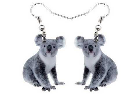 Kolczyki Miś koala