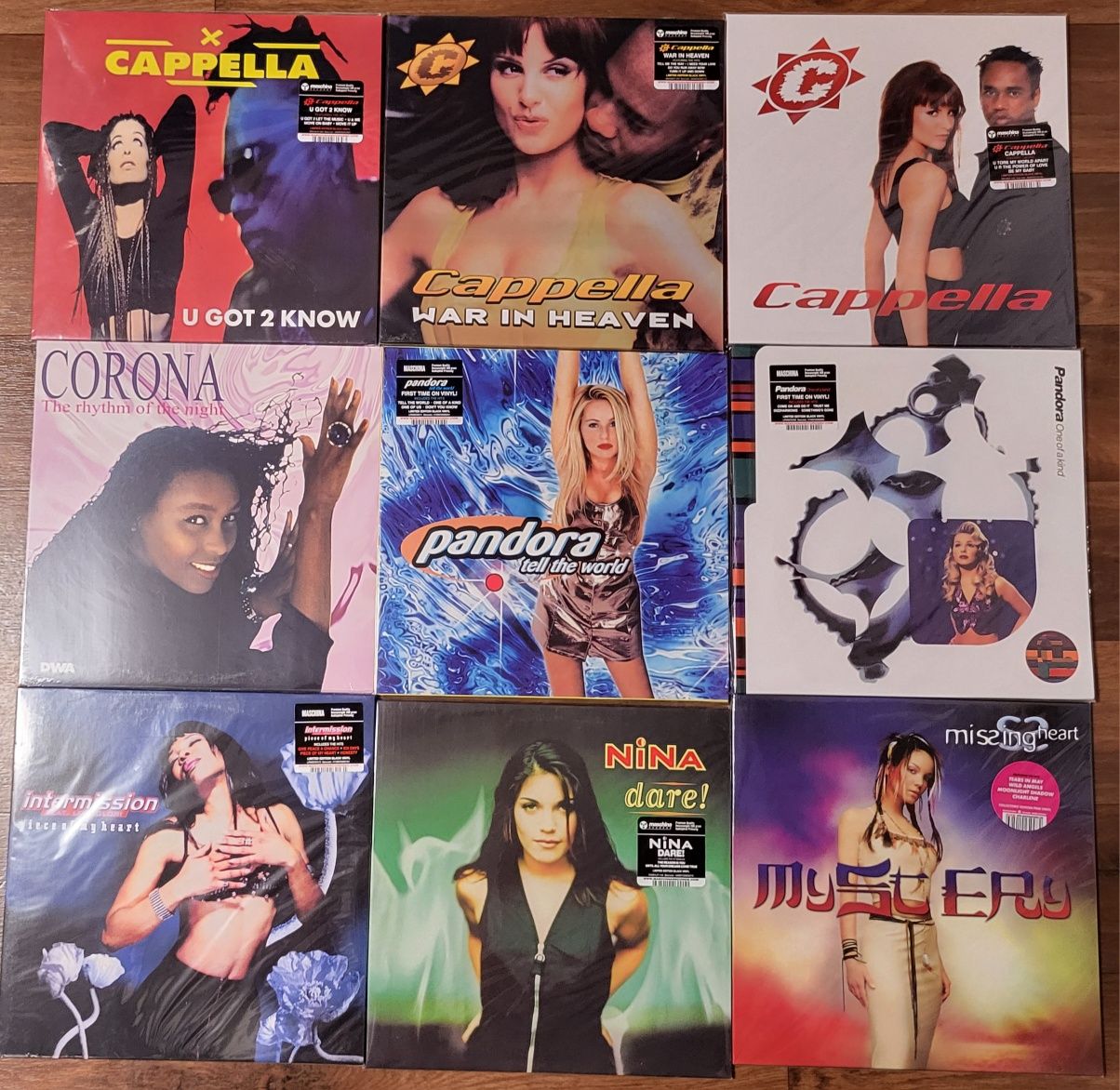 Виниловые пластинки Gorillaz, Sandra, Eurodance, mashina records