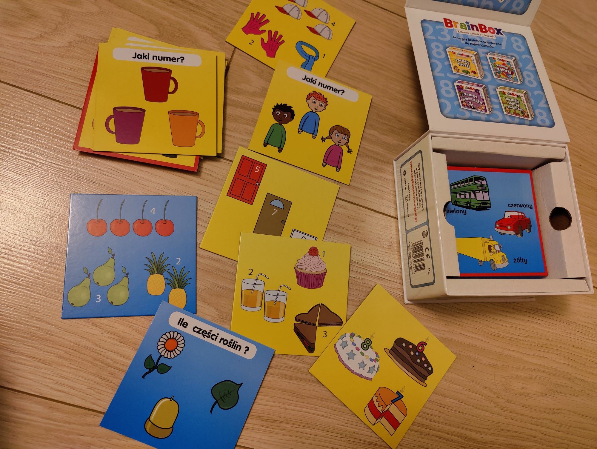 BrainBox Poznaję Liczby gra edukacyjna dla dzieci 4+