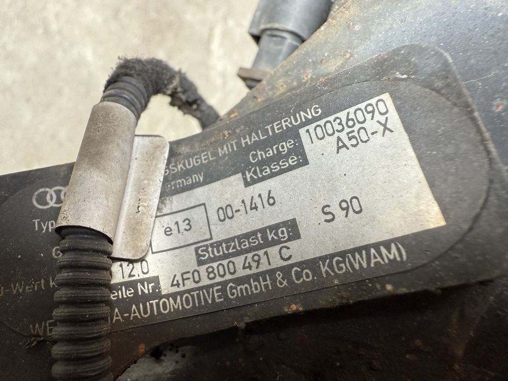 AUDI A6 C6 hak holowniczy sktadanym + modut wioska