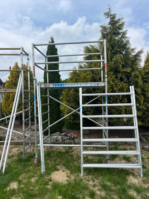 Rusztowanie Aluminiowe Jezdne Euroscaffold 135x195 wys r 6,40m  Altrex