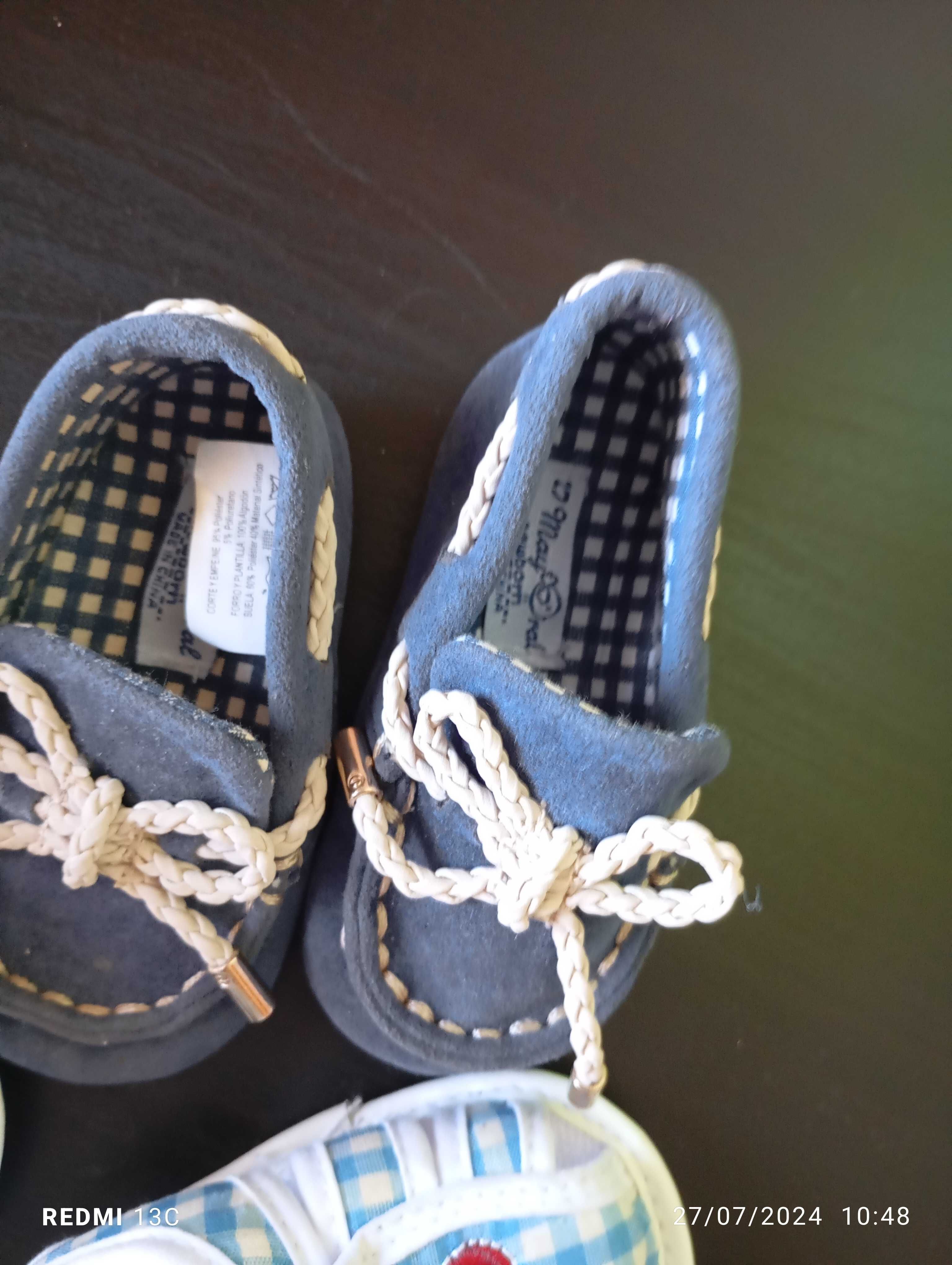 Lote de sapatos de bebé