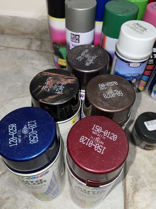 Срочно Аэрозольная краска ,автокраска ,балончики ,универсалные краски