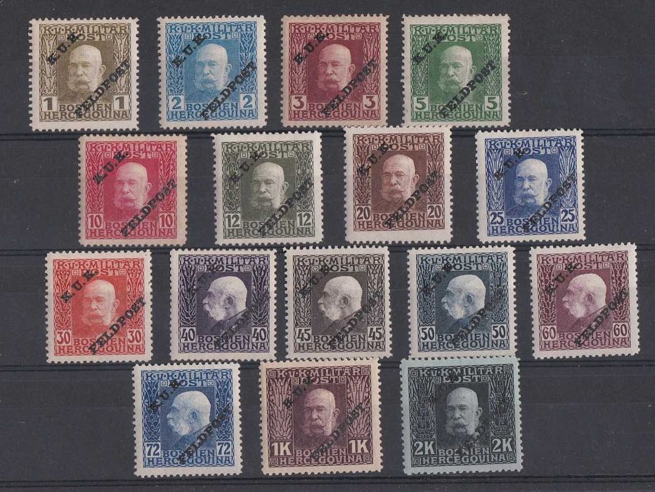 Austria. Stare znaczki, zestaw 71