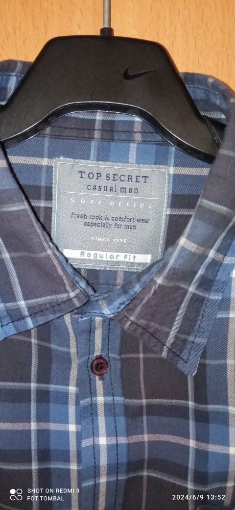 Koszula Top Secret regular fit  soft office r.46 , 186-188