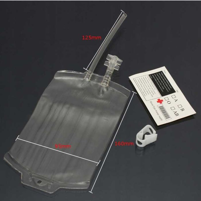 Pojemnik na sok kroplówka halloween