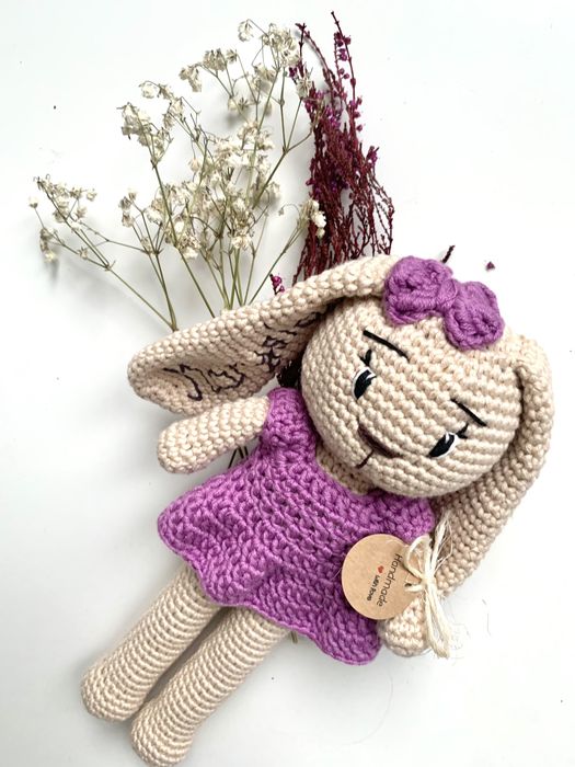 Królik na szydełku handmade