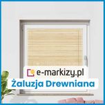 Żaluzja Drewniana 25mm (87x140 lub 87x138cm)  PROMOCYJNA CENA - OUTLET