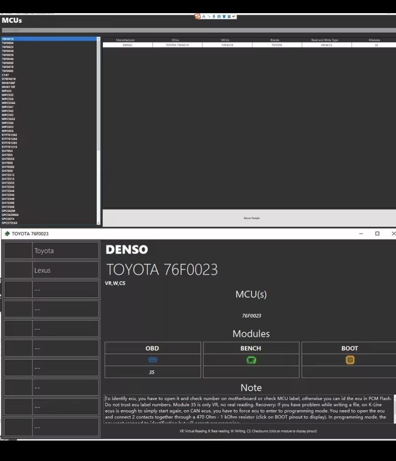 PCM-помощника для Bench Boot PCMhelper