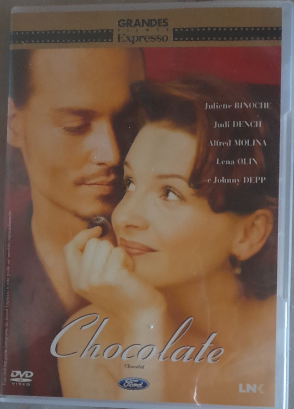 Dvd Chocolate, Juliette Binoche, Lena Olin, Johnny Depp - Bom