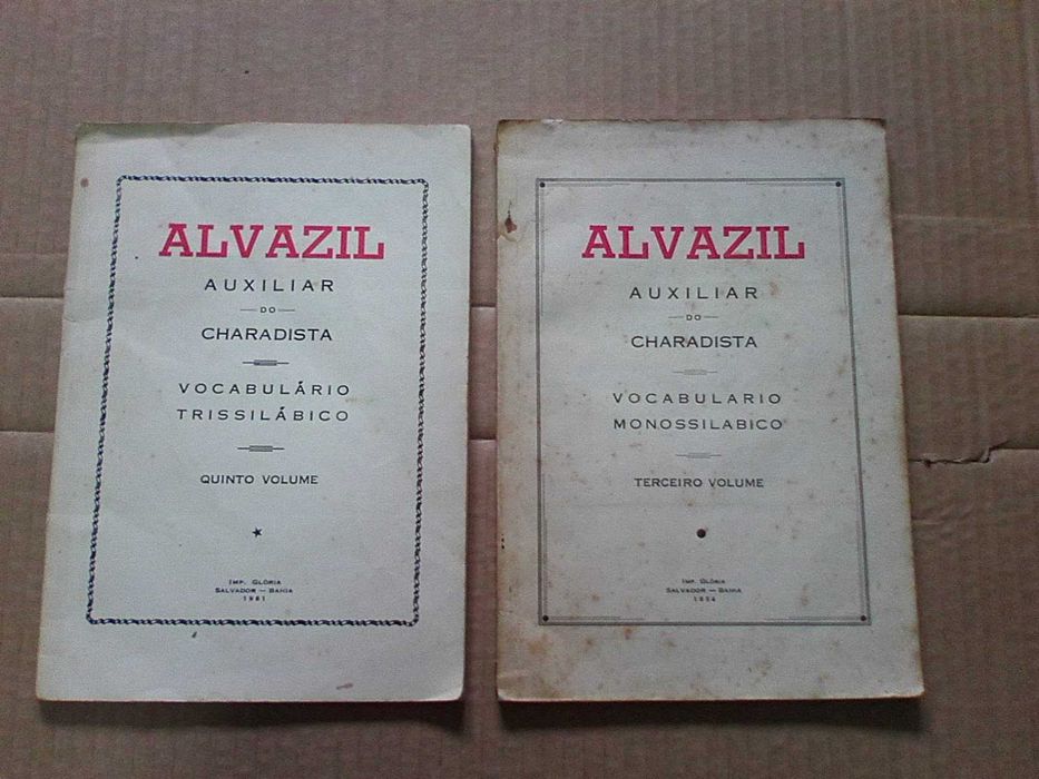 Alvazil - Auxiliar do Charadista - 3º e 5º vol.