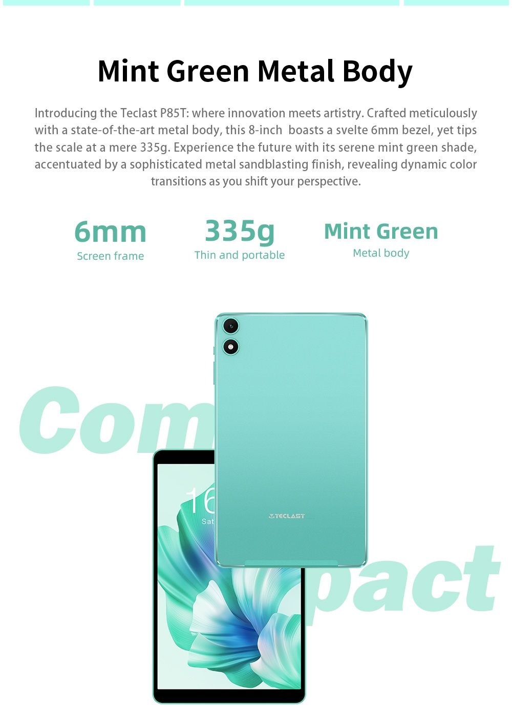 Планшет Teclast p85t 4/64gb  8 ядер Android 14 + Чехол