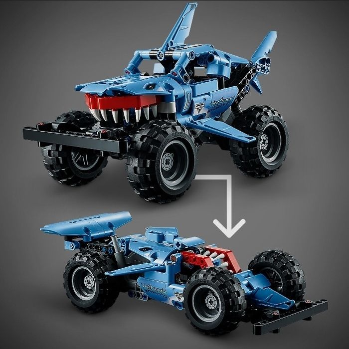 LEGO Technic 42134 MONSTER MEGALODON rekin ryba