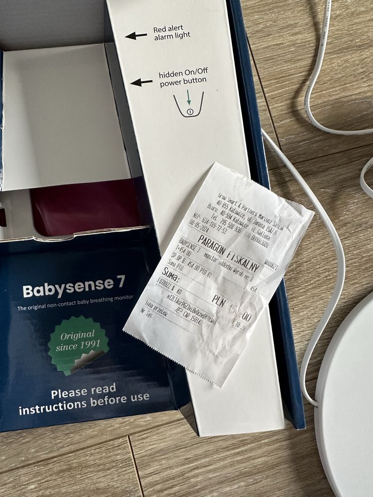 Babysense 7 monitor oddechu dla niemowląt