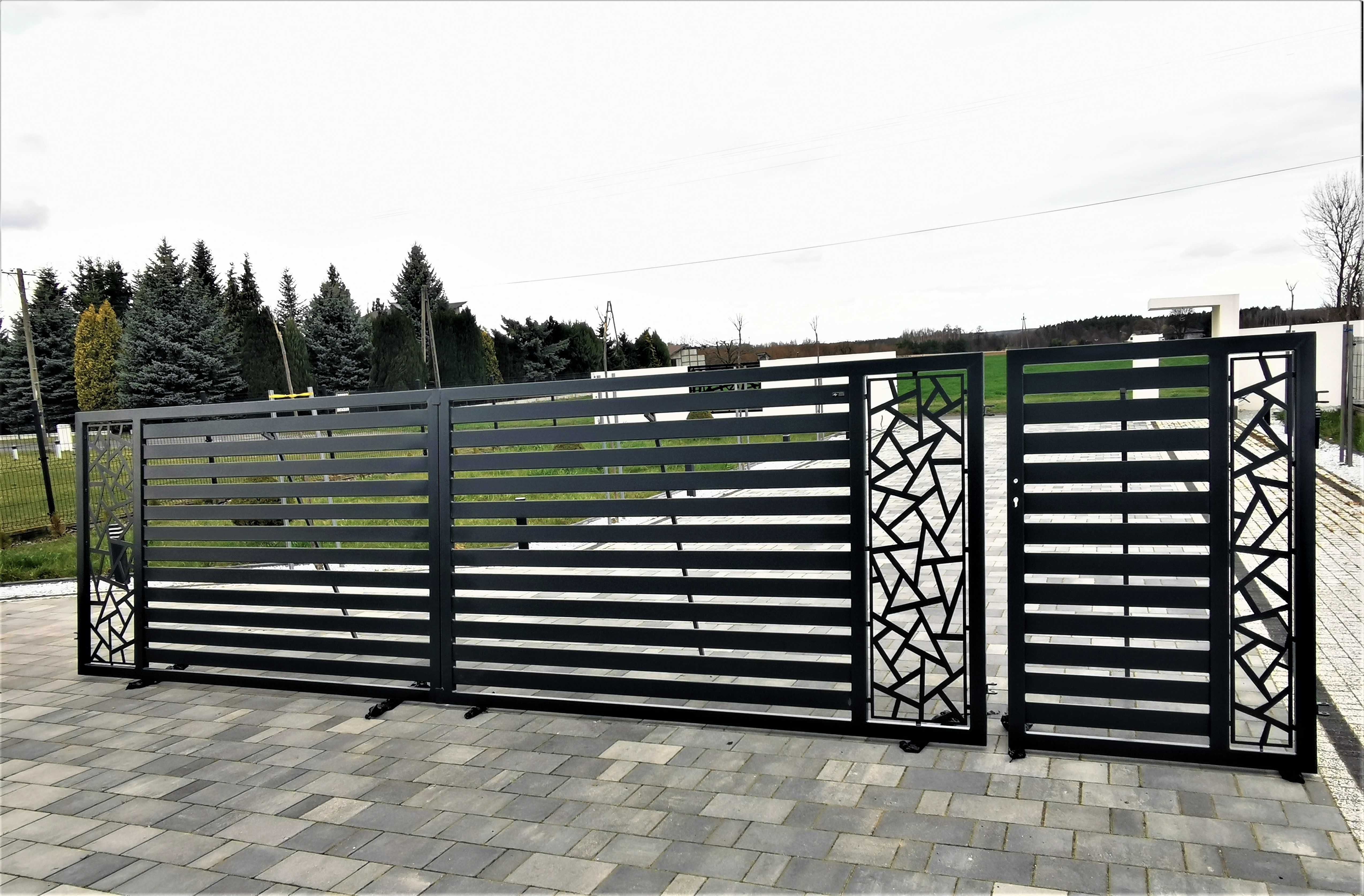 Brama + Furtka z profila 80x20 Ocynk +Ral Producent
