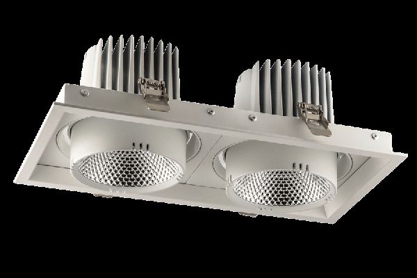 Світильник SQUARE ELS166Rx2/70W Грильято