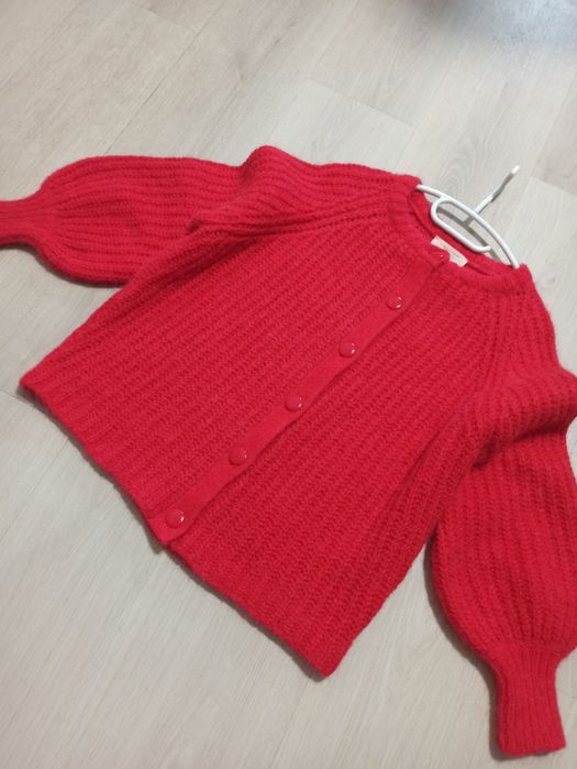 Sezane уютный кардиган оверсайз альпака шерсть