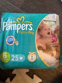 Pampers baby-dry 6 25 шт