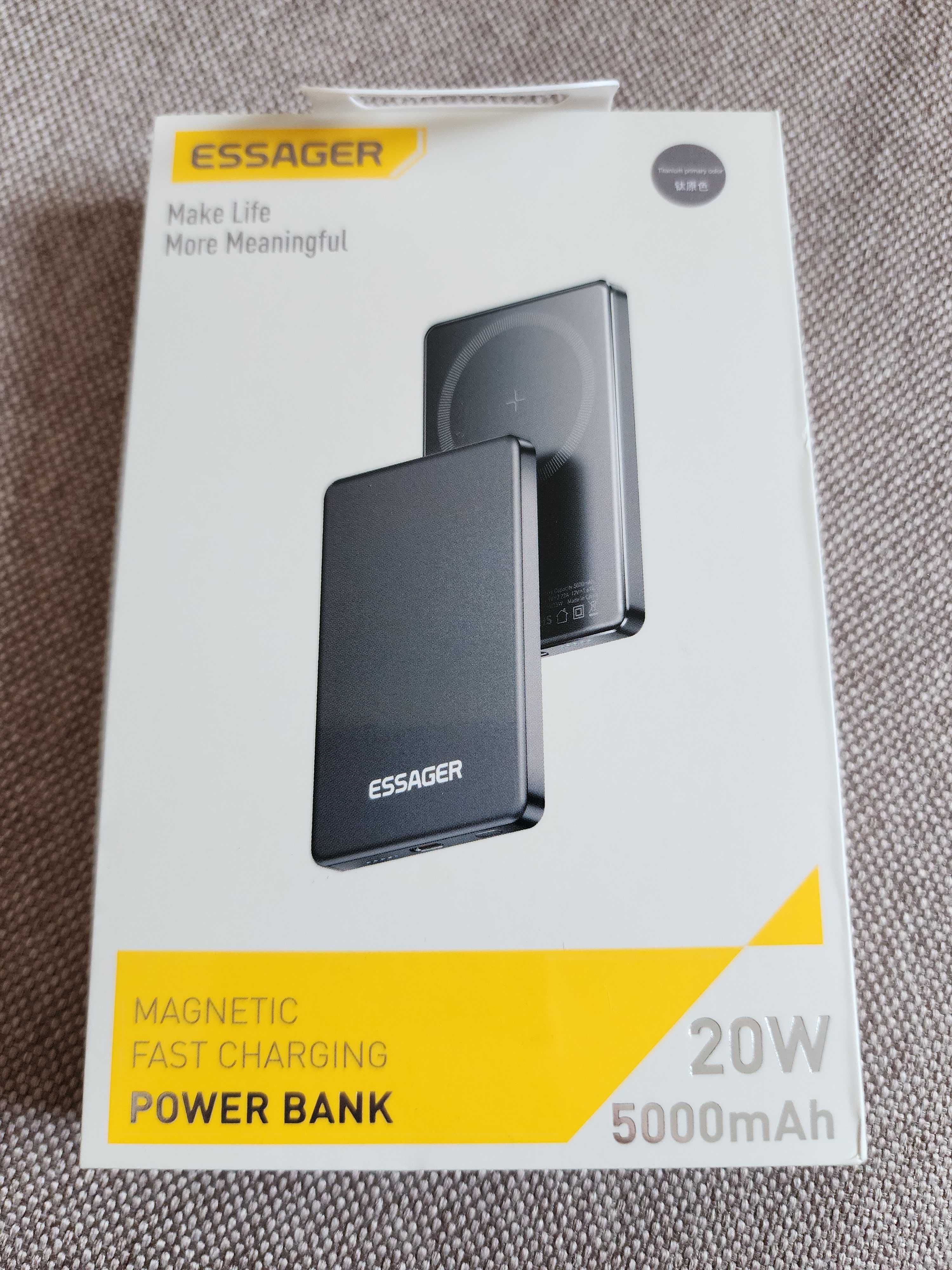 УМБ Power Bank MagSafe Essager KR-W002 Ultra Thin 5000mAh 20W