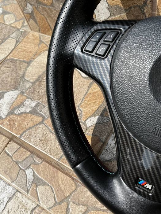 М руль BMW E90 E91 E87 E93 E92 Родная кожа БМВ Е90 Е91 Е92 Е93