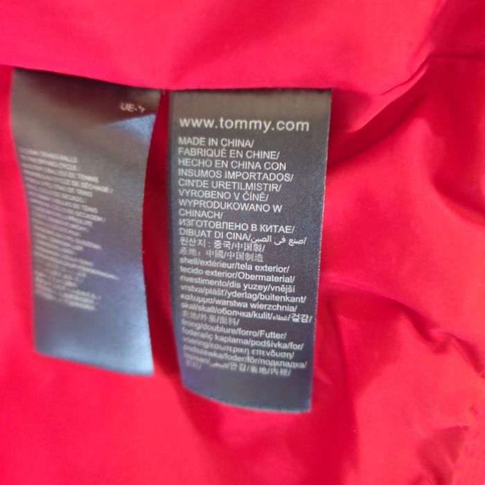 Kurtka  "Tommy Hilfiger" rozmiar L z odpinanym kapturem